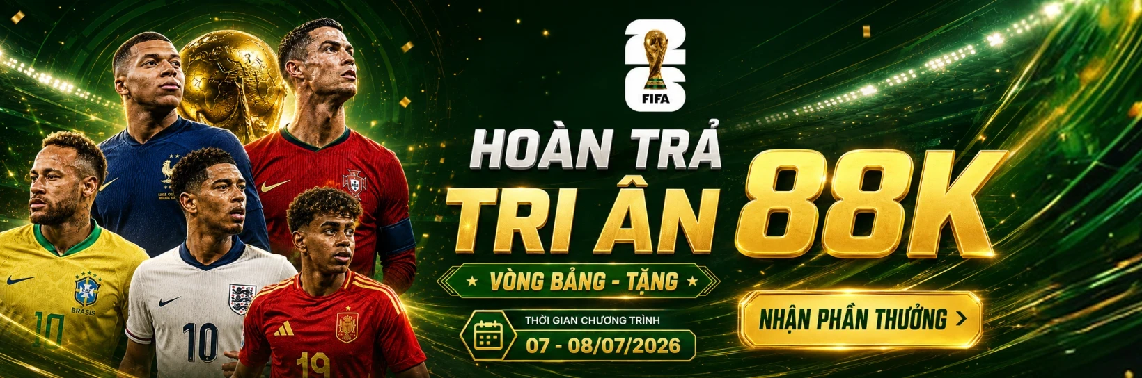 VK88 Tiếp Sức Vòng Knock-Out World Cup – Nhận Quà Tri Ân 88K